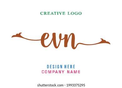 EVN lettering logo is simple, easy to understand and authoritative