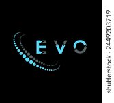 EVO letter logo abstract design. EVO unique design. EVO.
