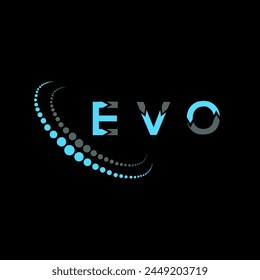 EVO letter logo abstract design. EVO unique design. EVO.
