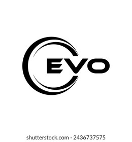 EVO Letter Logo Design, Inspiration for a Unique Identity. Modern Elegance and Creative Design. Watermark Your Success with the Striking this Logo.