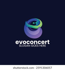 Evoconcert Gradient Colorful Logo Template