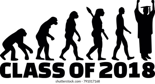 Evolution of class of 2018 with graduate