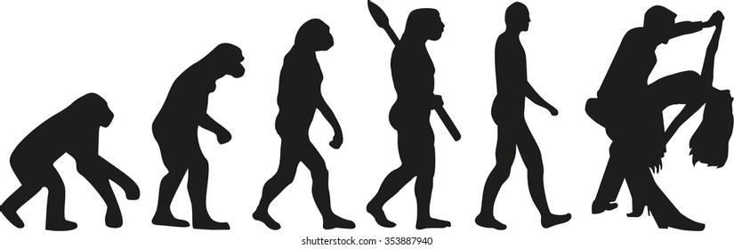 Evolution couple dance