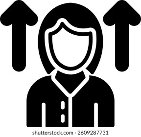 Evolution Glyph Icon Vector Design