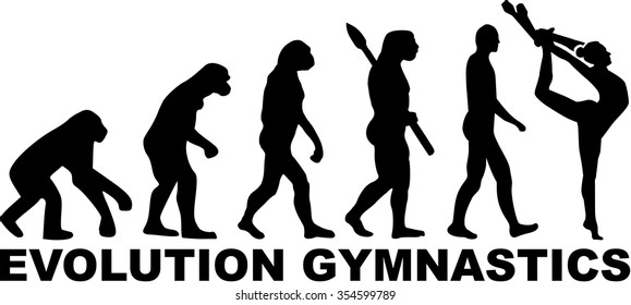Evolution gymnastics with clubs