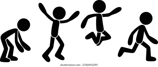 Evolution of human walking and running postures from bent to upright stance