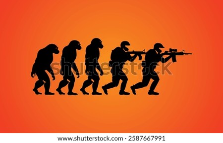 Evolution of Humanity: From Primate to Modern Soldier