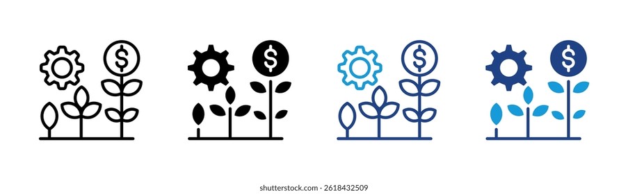 Evolution Icon Element For Design