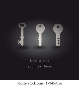 evolution of keys