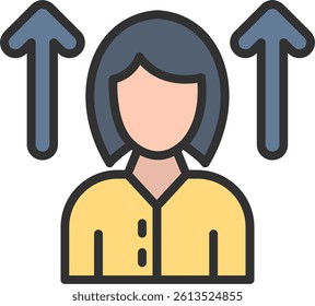 Evolution Outline Filled Style Icon