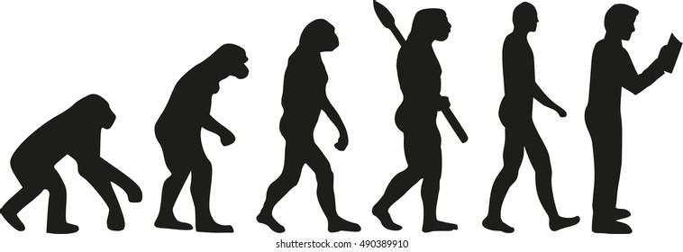 Evolution Drinking Man Stock Vector (Royalty Free) 402871738