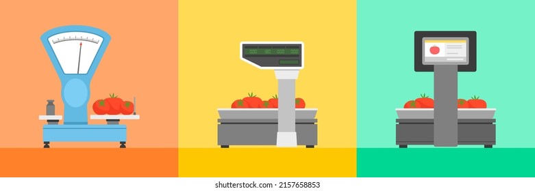 The evolution of retail weighing scales: mechanical, electronic and smart weigh scale with touch screen display