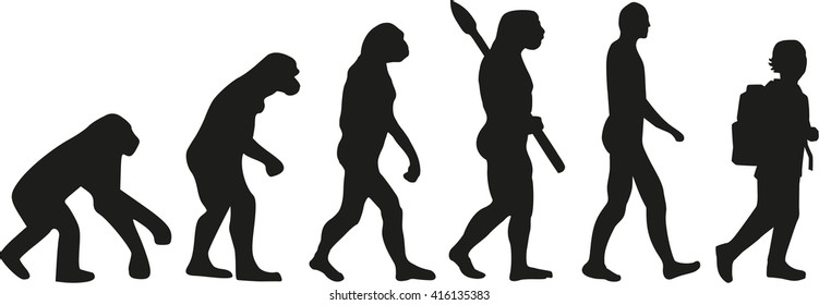 Evolution school child pupil
