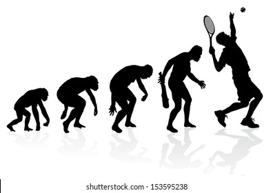 Evolution of a Tennis Player 