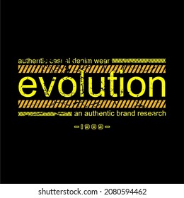 evolution, tshirt, typography, t-shirt graphics, vectors