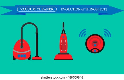 Evolution of vacuum cleaners, modern and robotic vacuum cleaners