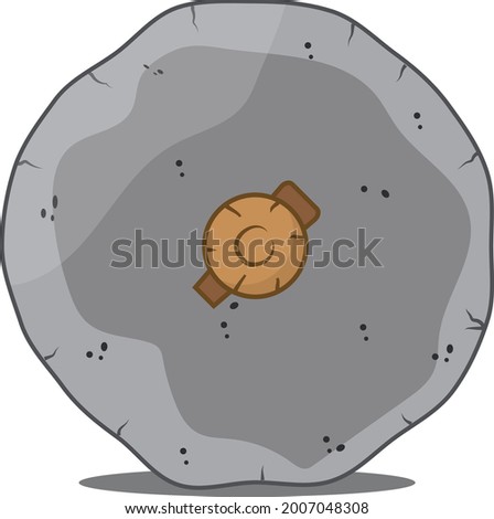 Evolution of the wheel. Stone wheel, wooden wheel, modern wheels.