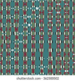 evolving geometry - vector seamless pattern, based on diagonal baltic ornaments
