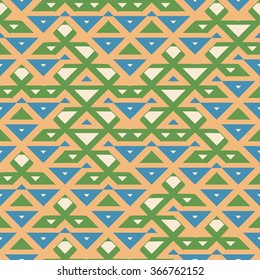 evolving geometry - vector seamless pattern