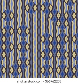 evolving geometry - vector seamless pattern