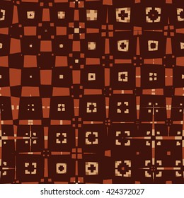 evolving geometry - vector seamless pattern