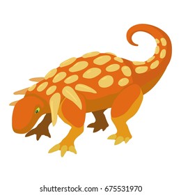 Evoplocephalus icon. Cartoon illustration of evoplocephalus vector icon for web isolated on white background