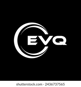 EVQ Letter Logo Design, Inspiration for a Unique Identity. Modern Elegance and Creative Design. Watermark Your Success with the Striking this Logo.