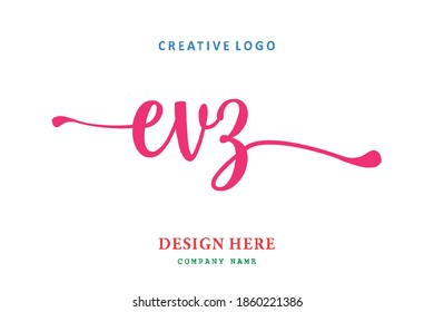 EVZ lettering logo is simple, easy to understand and authoritative