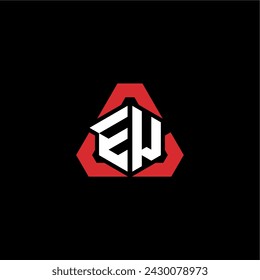 Nuevo logotipo inicial concepto moderno y futurista para la exportación o el logotipo de juego