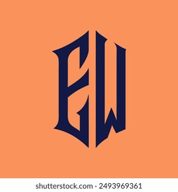 EW letter logo Creative Design.
EW monogram Logo Unique Concept Vector.
EW creative  modern flat abstract  initials letter logo.

