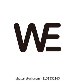 ew letter vector logo. we letter vector logo