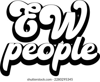 Ew People eps archivo listo