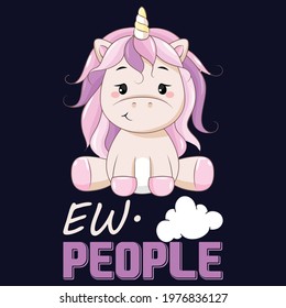 EW PEOPLE typography custom t-shirt design eps