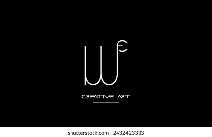 EW, WE, E, W abstract letters logo monogram