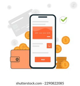 e-wallet, e-banking, bank account, shopping by phone