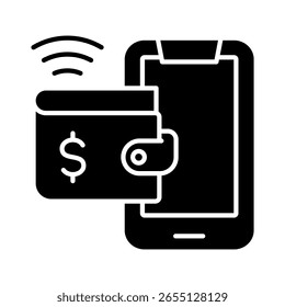 eWallet-Icon-Element für Design