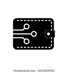 e-wallet icon set, payment line flat vector illustration. wallet icon vector illustration. Wallet icon for finance, payments, money management and digital wallet-related design.