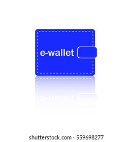 E-wallet icon vector illustration