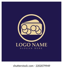 vector de diseño de logotipo de cartera electrónica