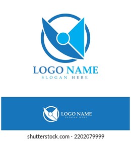 e-wallet logo design icon vector