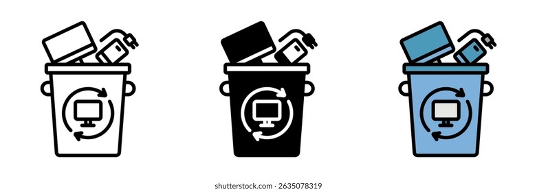 E-Waste is discarded electronic devices that require safe recycling to recover valuable metals.
