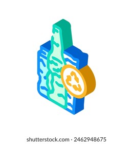 ewaste waste sorting isometric icon vector. ewaste waste sorting sign. isolated symbol illustration