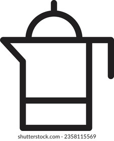 Ewer Jug Kettle Outline Icon