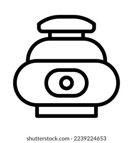 ewer outline illustration vector and logo new year icon perfect. Icon sign from modern collection for mobile concept and web.