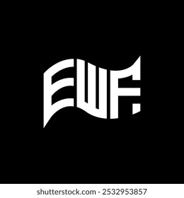 EWF logo design, EWF simple and modern logo. EWF luxurious alphabet design  