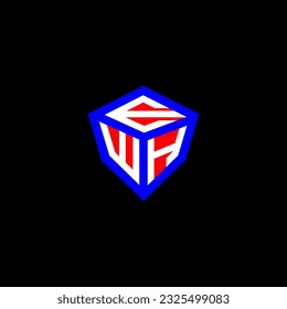 Diseño creativo del logotipo de la letra EWH con gráfico vectorial, logotipo simple y moderno de EWH. Diseño de alfabetos lujosos EWH  