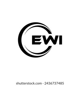 EWI Letter Logo Design, Inspiration for a Unique Identity. Modern Elegance and Creative Design. Watermark Your Success with the Striking this Logo.