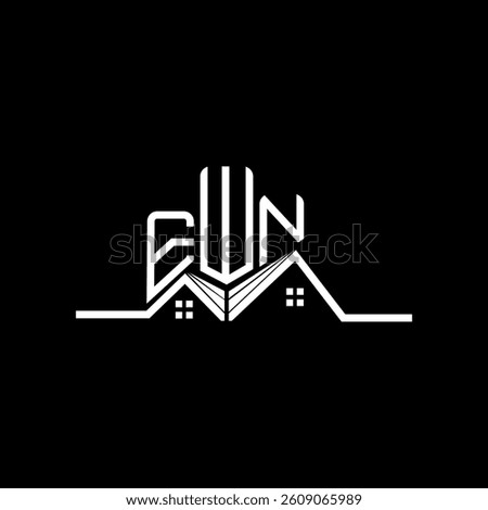 EWN Real State logo design, EWN simple and modern logo. EWN luxurious alphabet design  
