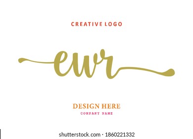 EWR lettering logo is simple, easy to understand and authoritative