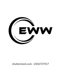 EWW Letter Logo Design, Inspiration for a Unique Identity. Modern Elegance and Creative Design. Watermark Your Success with the Striking this Logo.